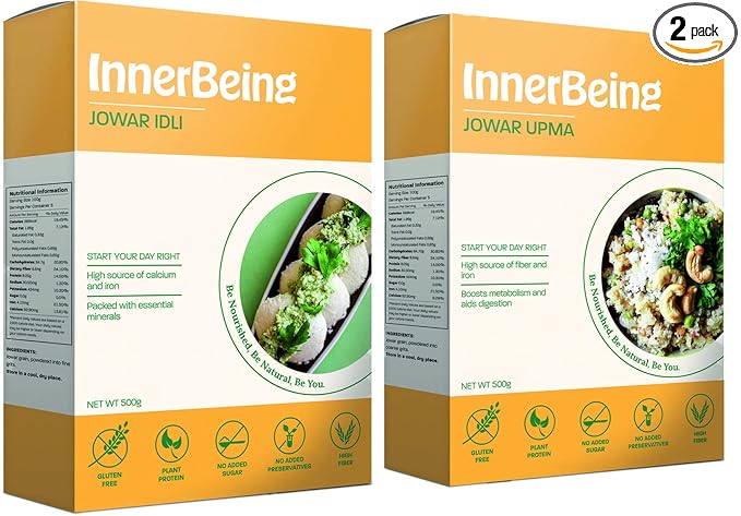 InnerBeing Jowar Idli + Jowar upma ( Each 500g)