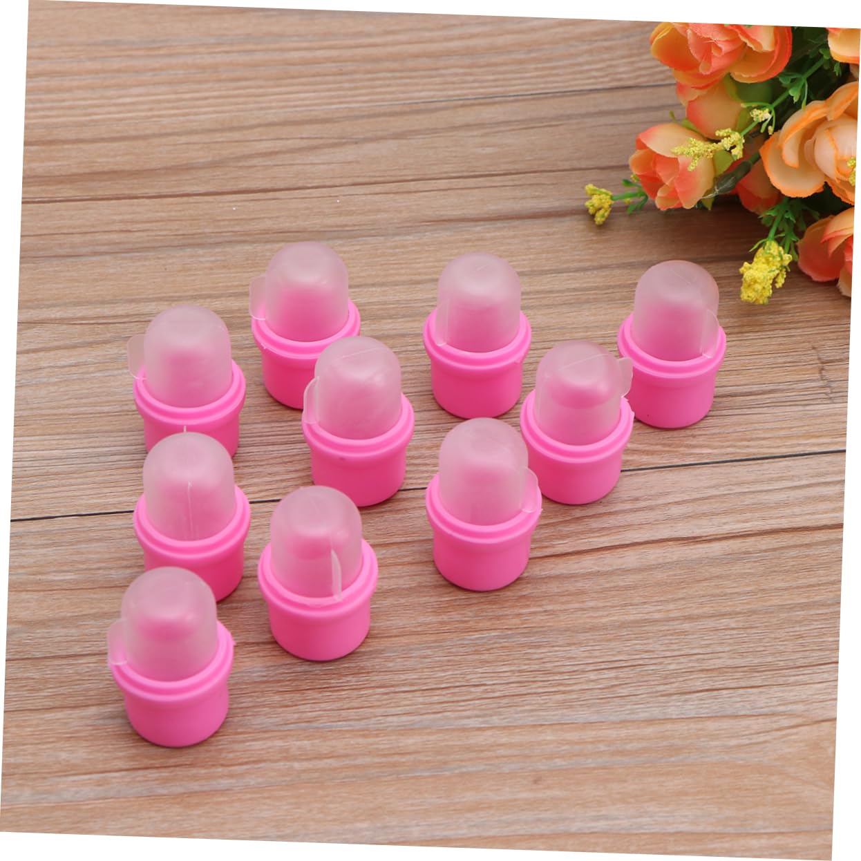 SOESFOUFU Essential Manicure Tools 10pcs Nail Soaker Covers Nail Removing Covers Set for Diy