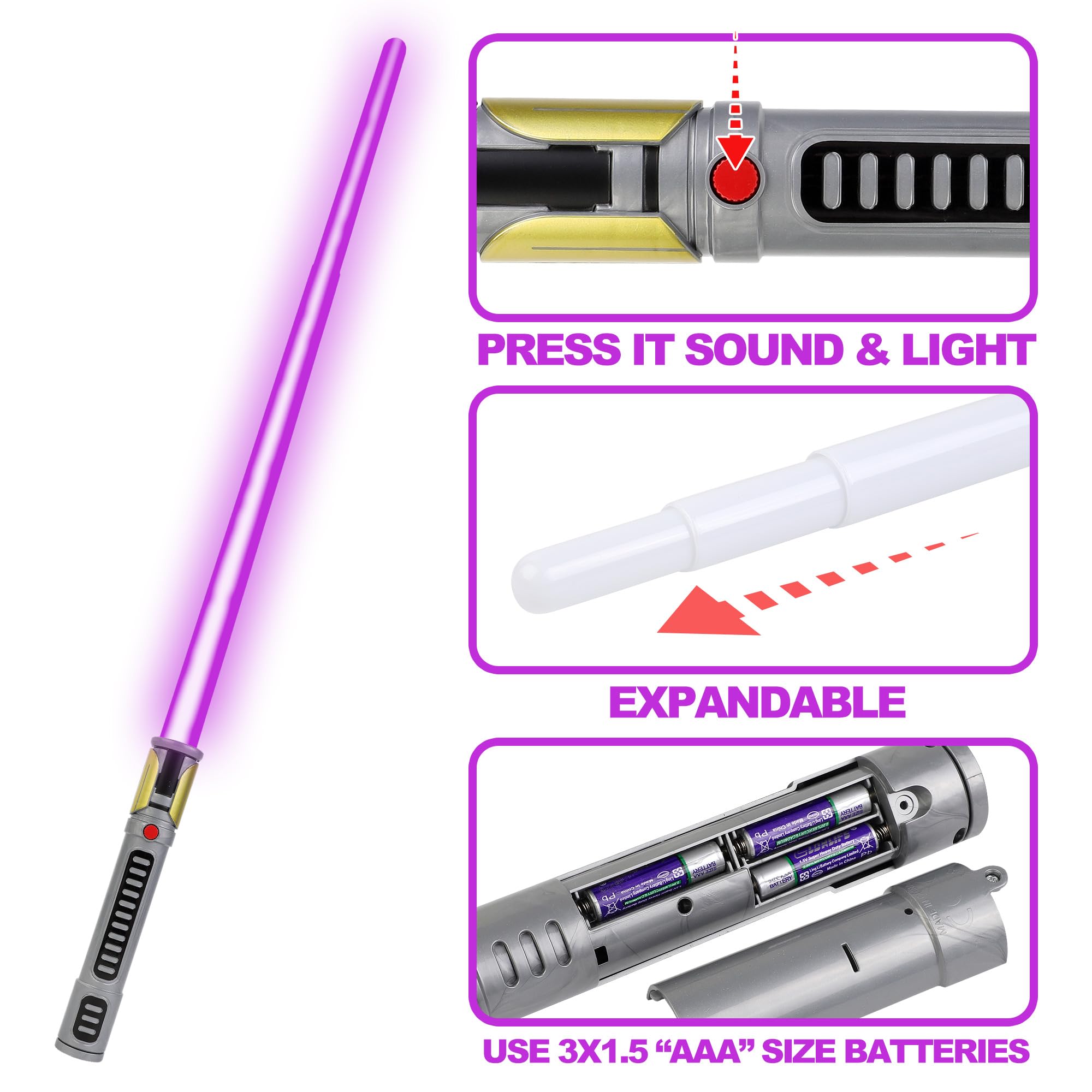 【FX-LIGHTSABER専用】2台セットFateUnlimitedCodes Amazon.com: KBASE Force FX Heavy-Duty Dueling Lightsaber