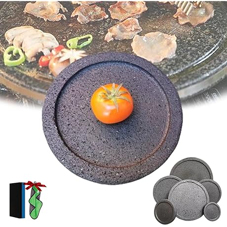 Mexican Volcanic Stone Comal De Piedra, the Ultimate Grilling Stone for Authentic Flavors