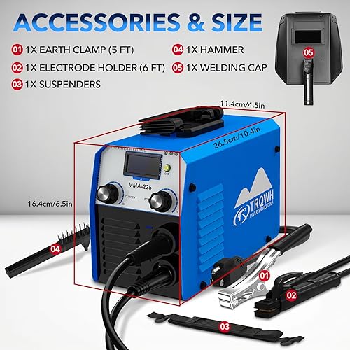 Vista 12 de TRQWH Máquina de soldadura 120A de mano 110V soldador de palo portátil Máquina soldadora ARC Inverter IGBT Mini máquina soldadora MMA apta