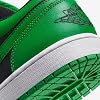 Nike 553558-065 Air Jordan 1 Low Black/Lucky Green/White/Black