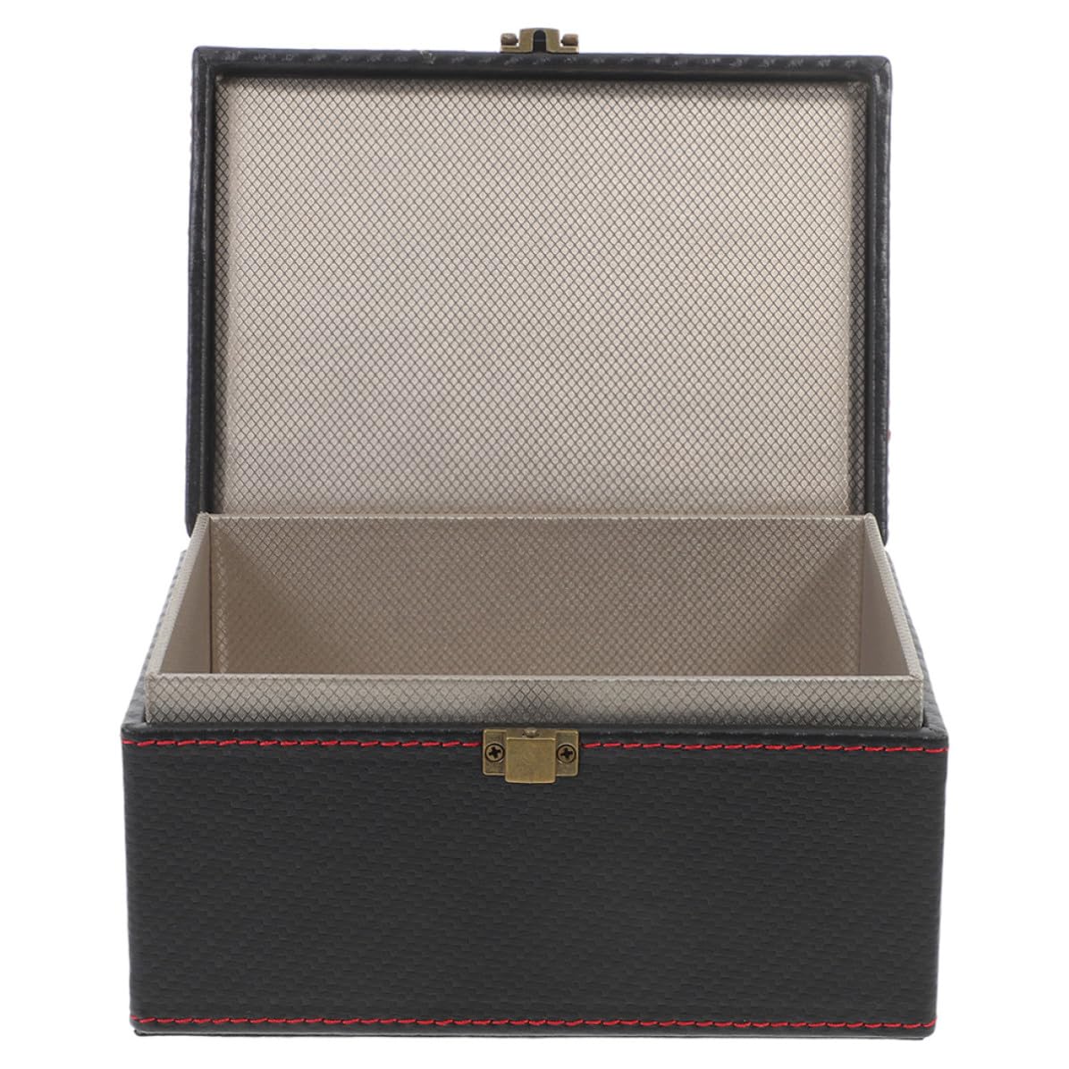 Caja organizadora de llaves de coche de diseño elegante en fibra de carbono