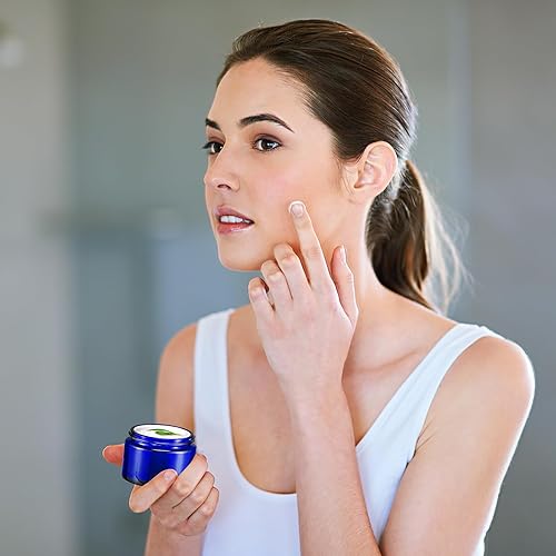 Miniatura 6 de Domensi 60 tarros de vidrio transparente de 1 onza con tapas, tarros redondos de vidrio para cosméticos, pequeños recipientes de viaje con forro