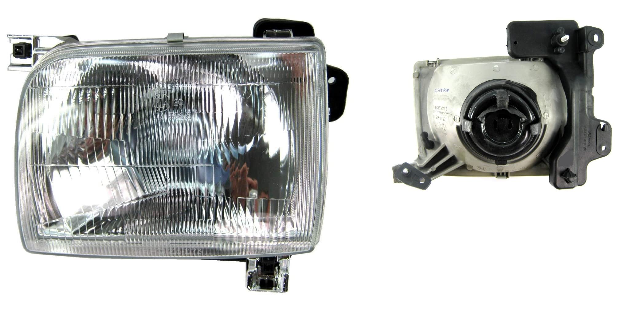 Faro Fanale Proiettore Anteriore Sinistro Per King Kab Navara D22 Pick-Up Pickup da 1997 a 2002 Luce Alogeno H4