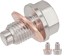 Vista 11 de 1 unidad M14x1.5mm Tapón magnético para drenaje de aceite de acero inoxidable para Honda Accord Civic CR-V Odyssey, Acura Ford GM Mazda Hyundai KIA