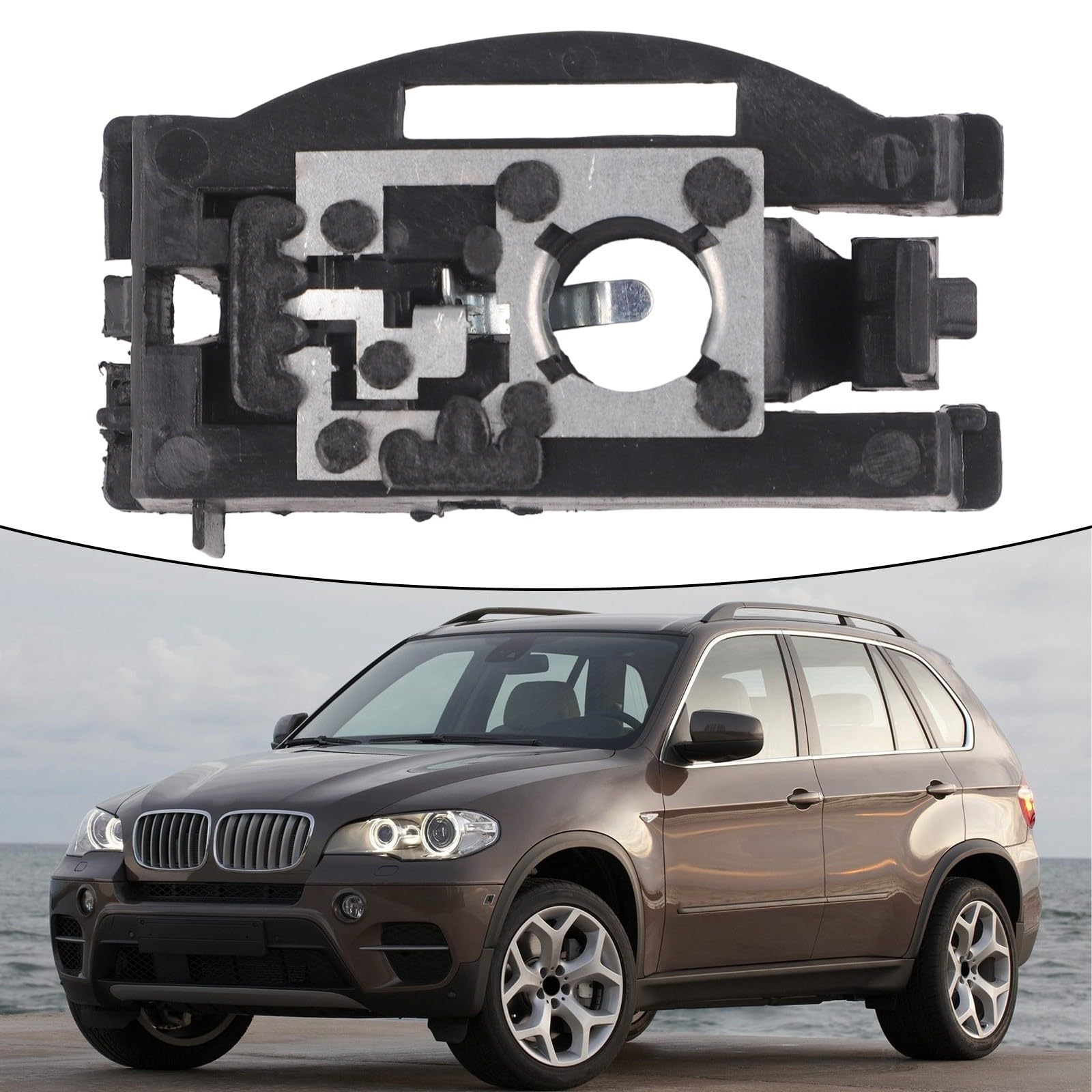 Pannello posteriore esterno sinistro nero per BMW X5 E70 2008-2013 OEM 63217262575 adatto per sostituzione esterna auto