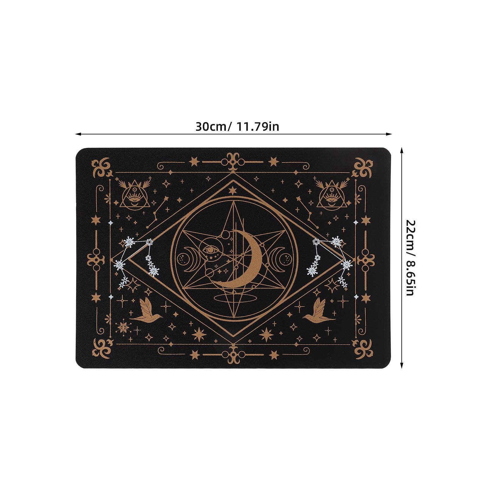 Tapis de Découpe Noir A4 4 Pièces pour Loisirs Créatifs et Scrapbooking