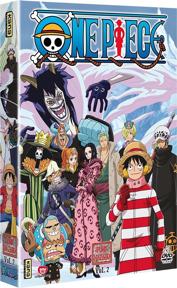 One Piece Punk Hazard Vol 2 DVD con audio original y subtítulos para fans 1