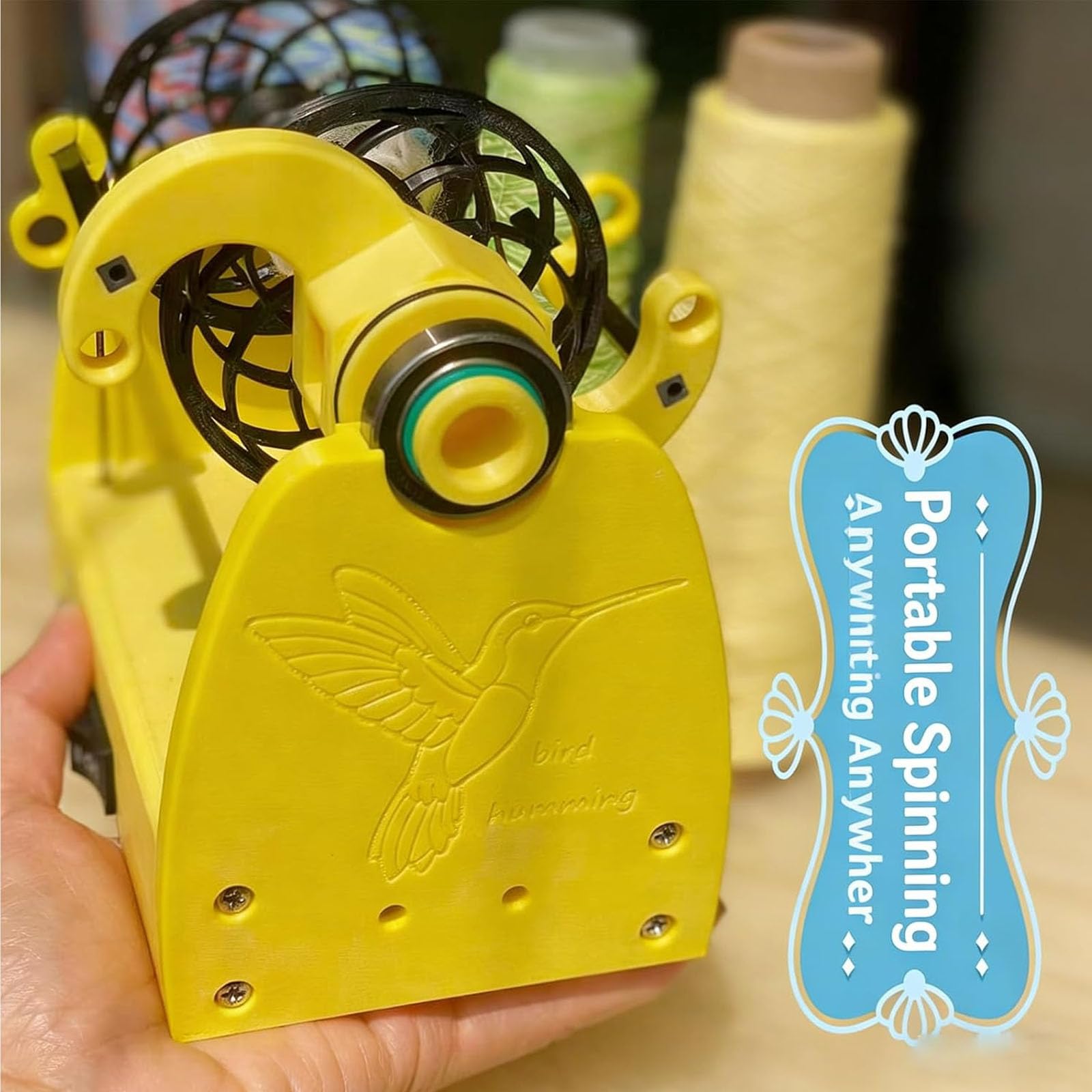 Mini wełniane koło spinningowe, elektryczna przędza, 80 g, pojemność 80 g, maksymalna prędkość 800 obr./min, sterowanie przełącznikiem nożnym, zasilanie typu C, przenośna do przędzenia włókien