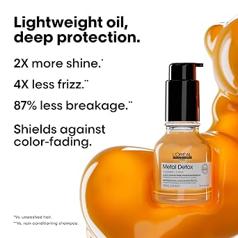 L'Oreal Professionnel Metal Detox Leave-In Hair Oil For Hair Repair