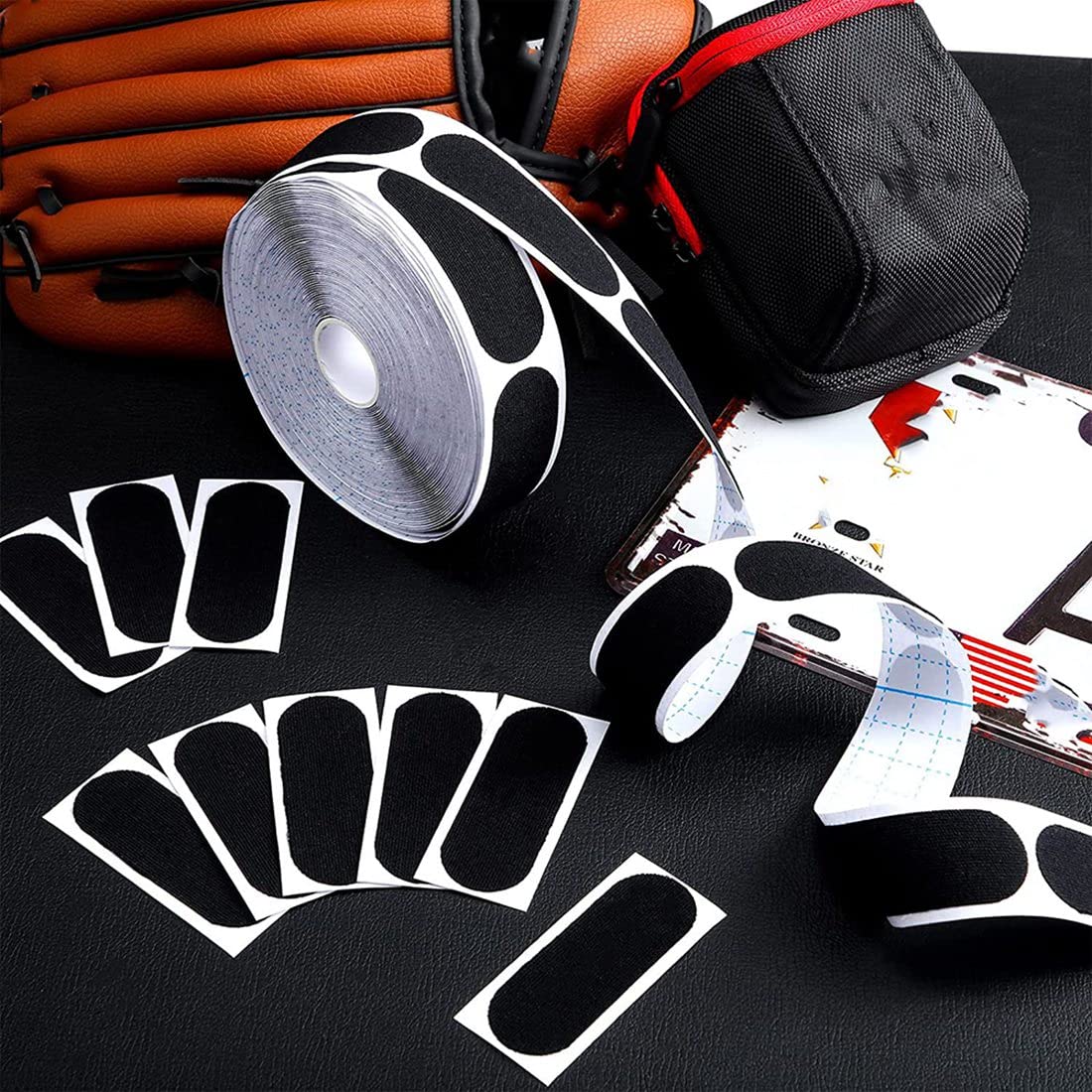200 PièCes Bande de Pouce de Bowling Bande de Doigt de Bowling Bande de Performance de Protection ÉLastique pour Accessoires de Bowling