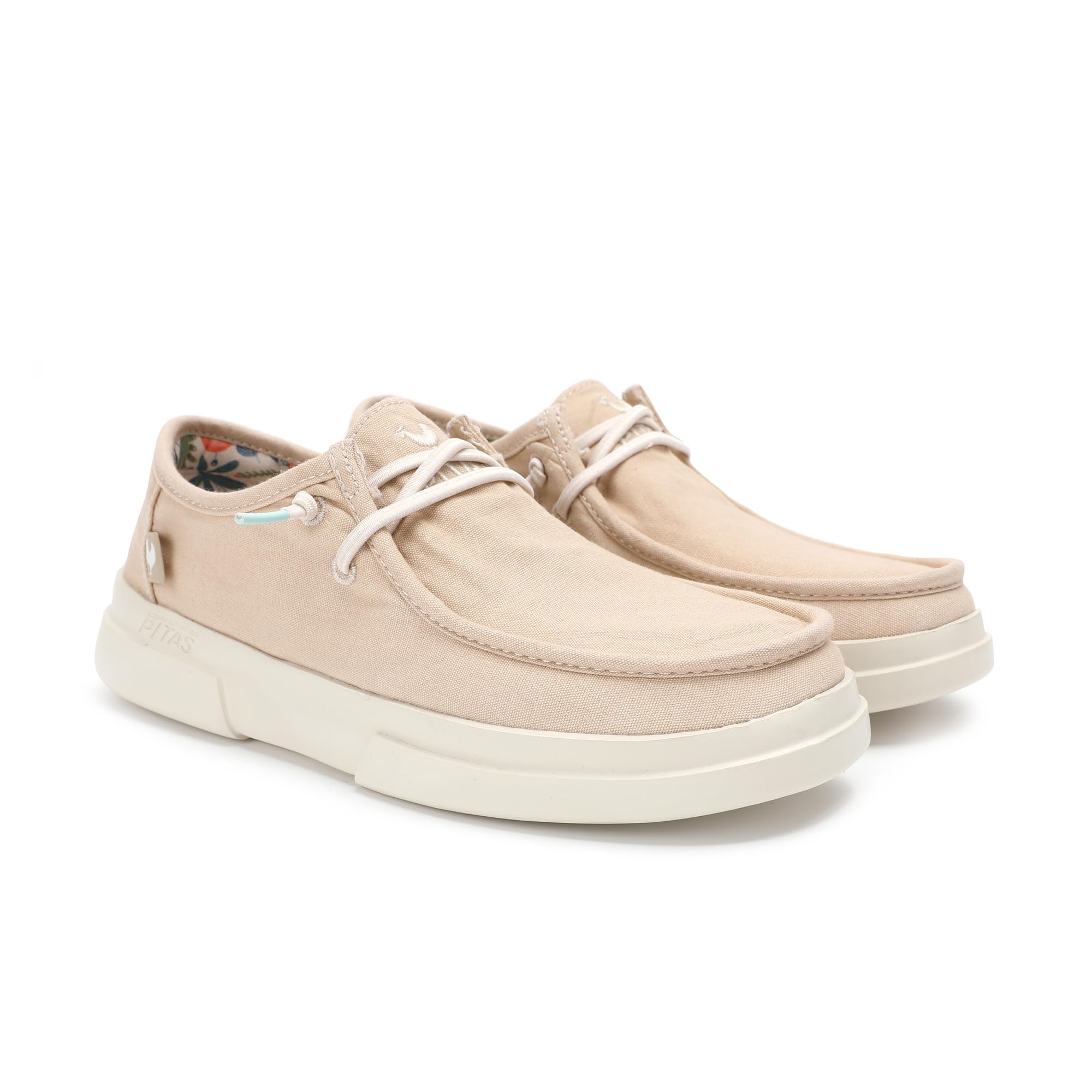 Mocassins Femme WALK IN PITAS Kila - Slip-on Léger En Coton Et Suédé - Semelle EVA - Ideal été