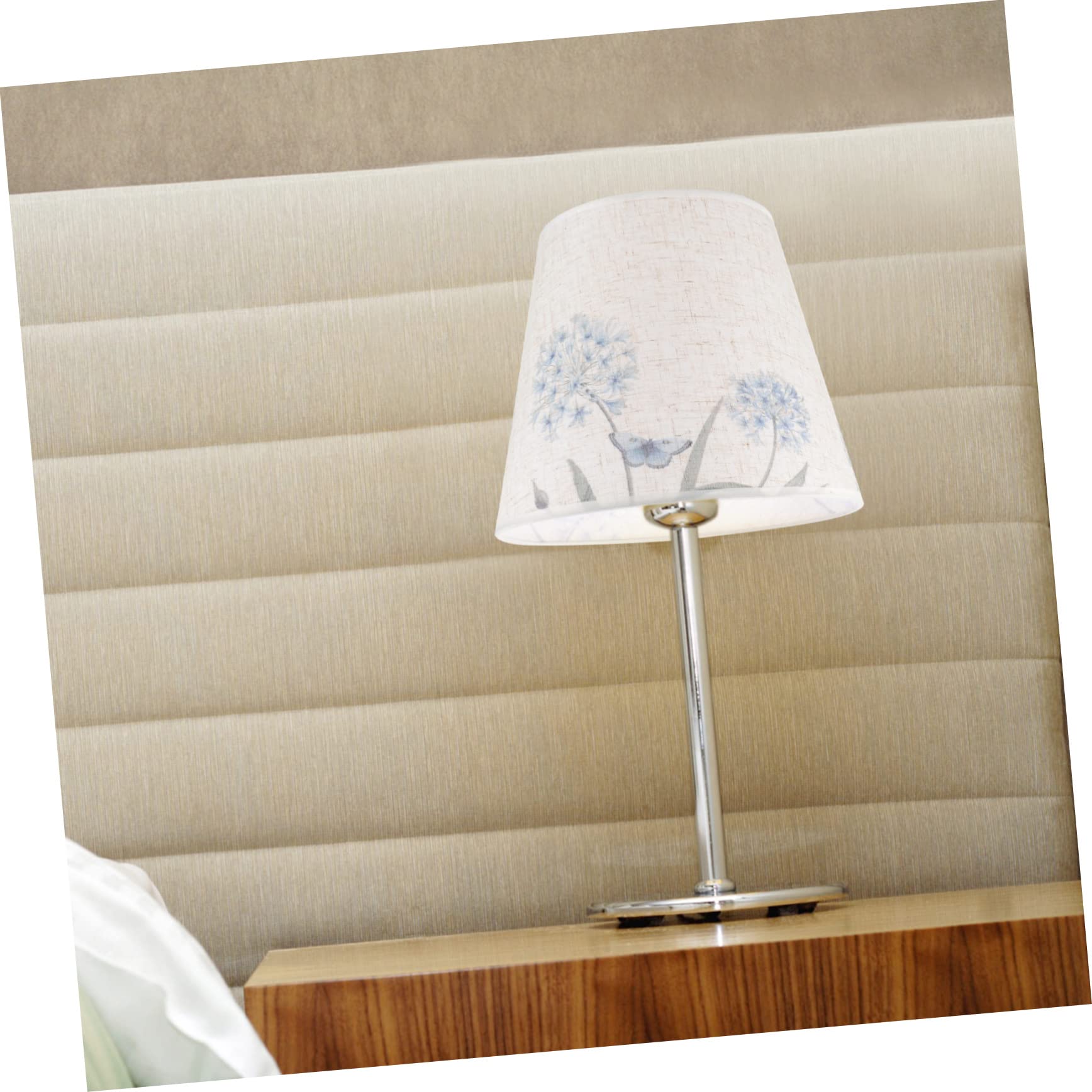 HOMSFOU Pantalla Luz De Mesa Azul Claro Lámpara Decorativa Pantalla Cubierta De Lámpara De Techo Plancha