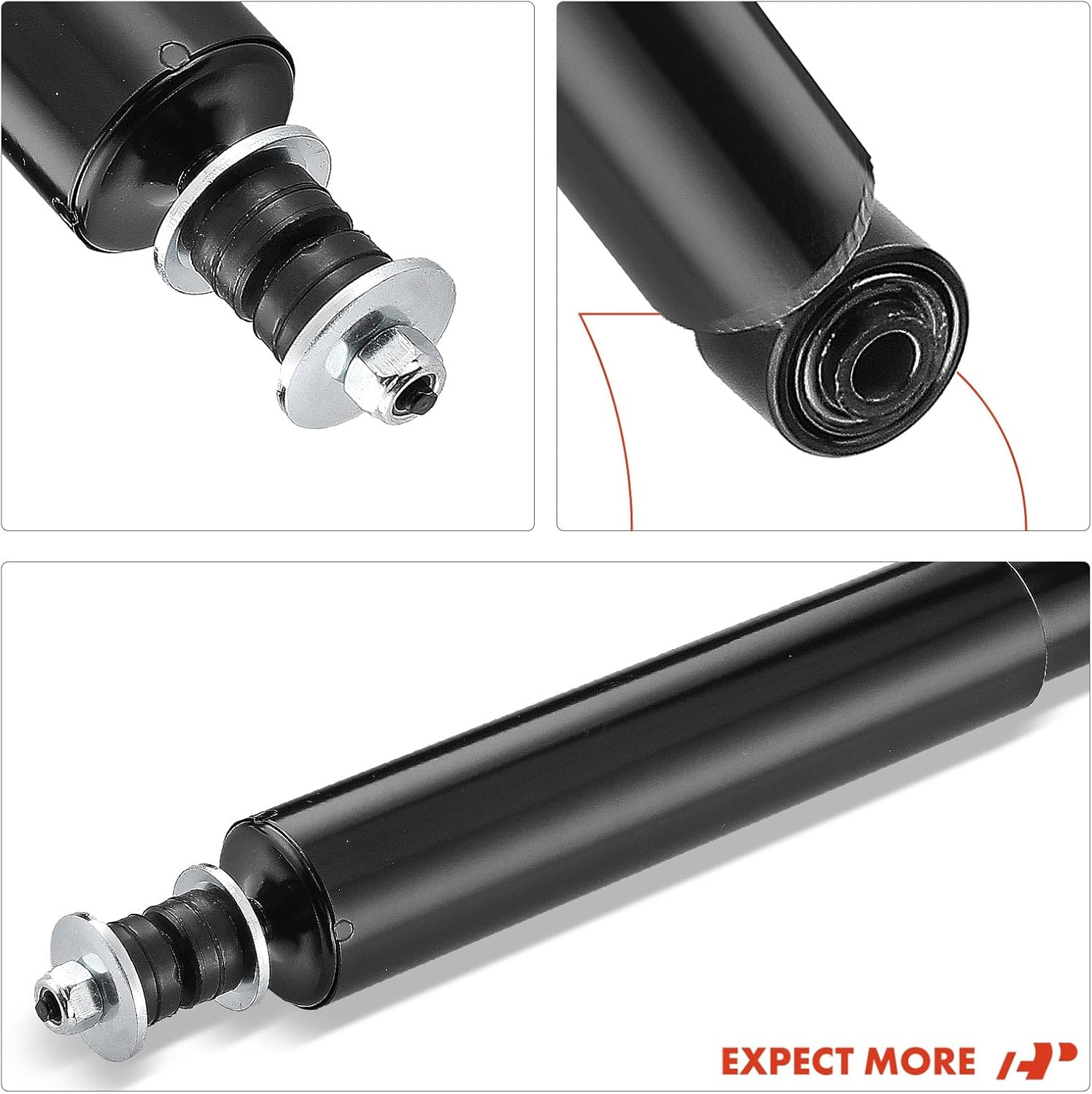 A-Premium Front and Rear Shocks and Struts Compatible with Toyota Tacoma [4WD] 2005-2015, Extended/Standard Cab - 2x Replacement Suspension Shock Absorber Strut