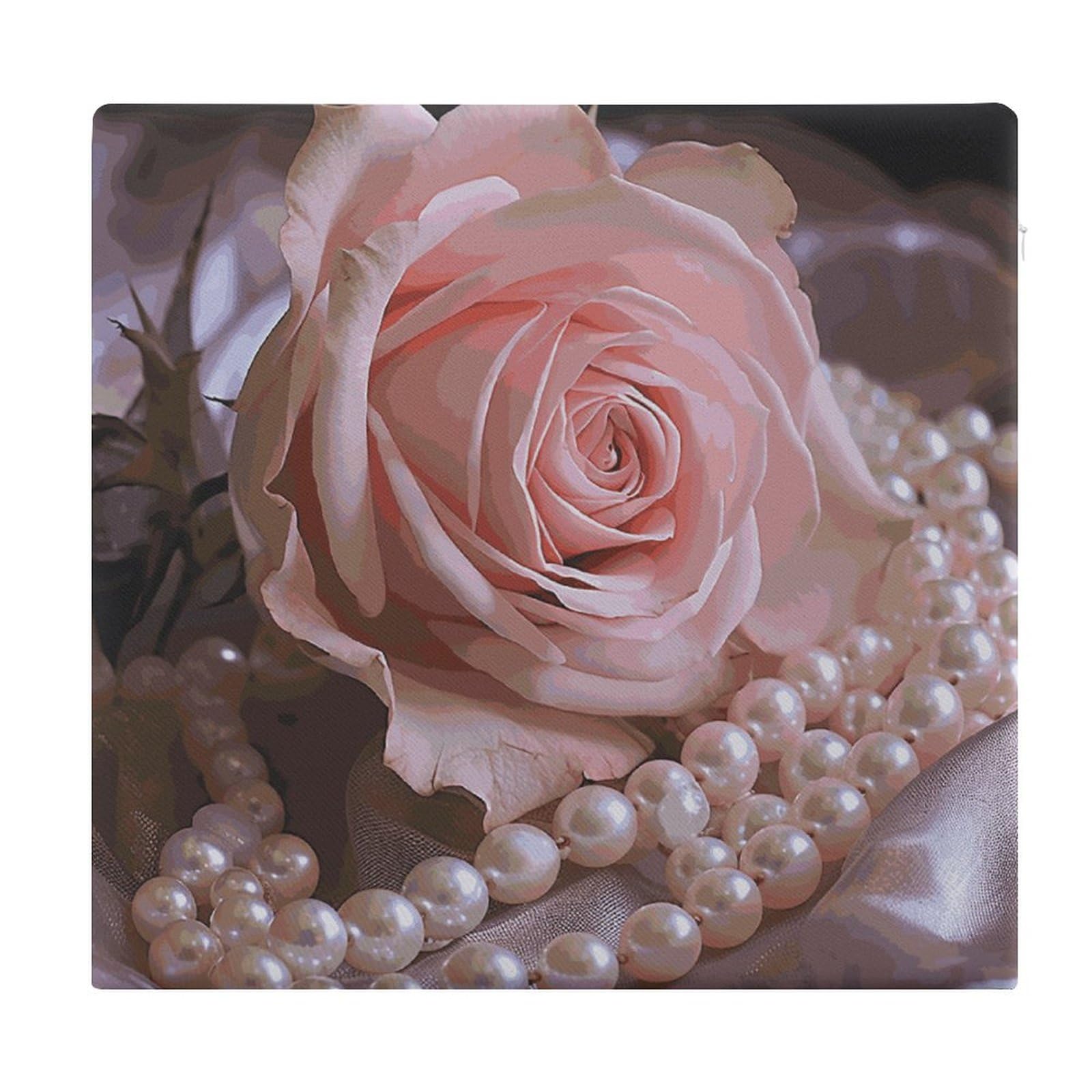 Coussin de sol de méditation en mousse à mémoire de forme Degrees of Comfort Rose 38x35cm