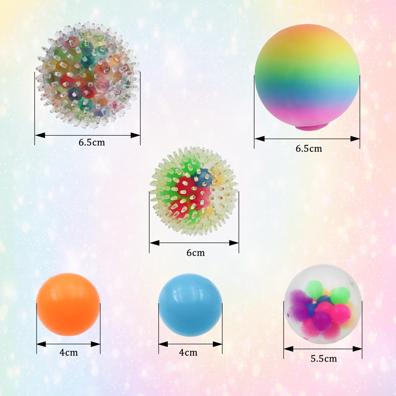 Balle Anti-stress Sensorielle – Texture Soyeuse, Mousse Mémoire, 6 Cm, 120 G – Enfant Adulte