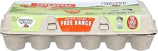 Organic Valley Eggs Grade A Large Brown, 18 Count