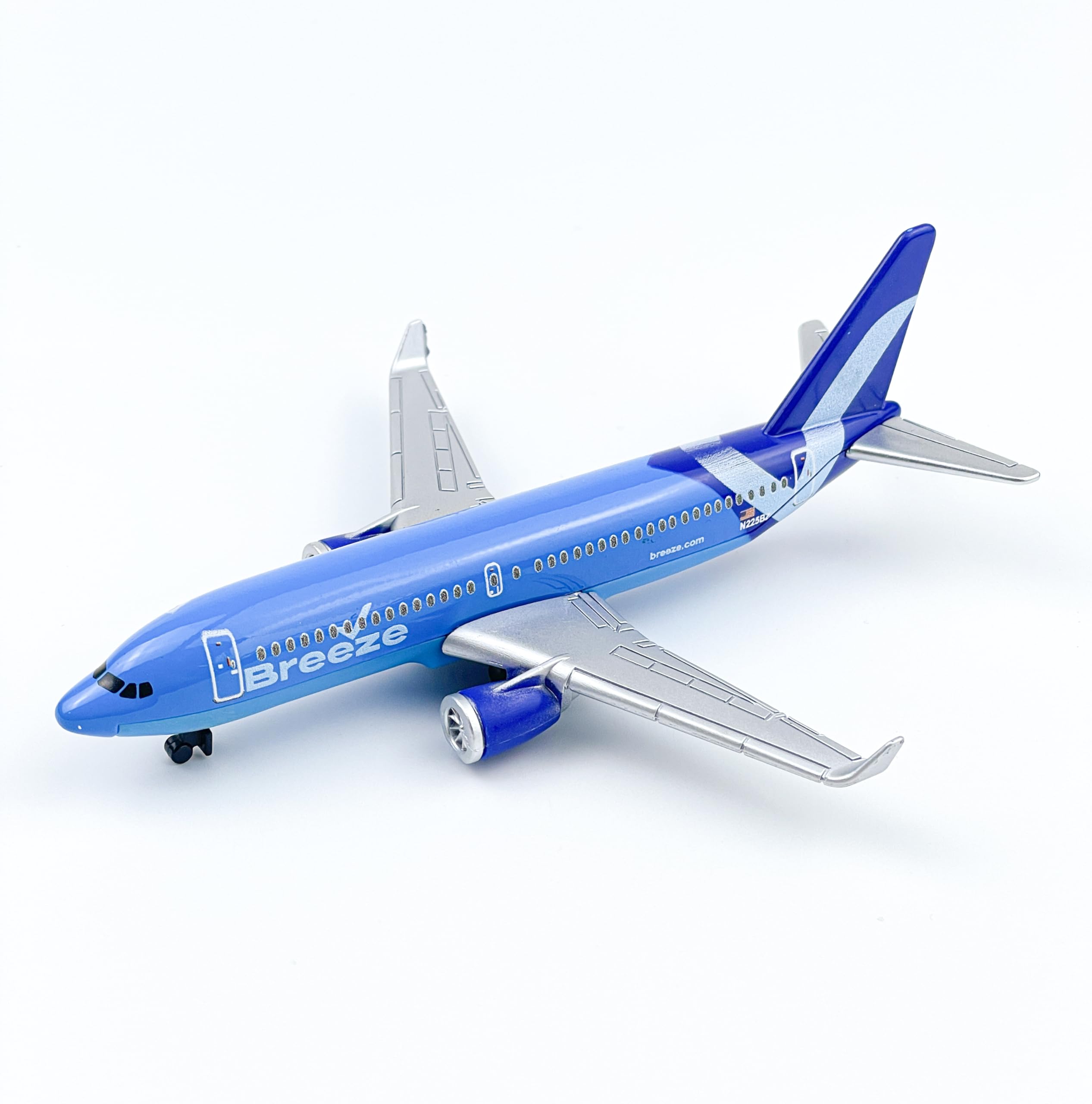 WngAur Breeze Airplane Model, Die-cast Metal Planes with Plastic Parts, Suitable for Collection and Gifts
