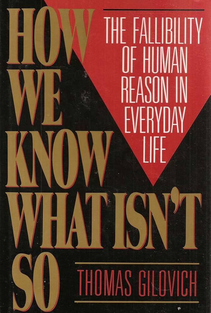 洋書 IDEAL  BOOK 1957 How We Know What Isn't So: The Fallibility of Human Reason