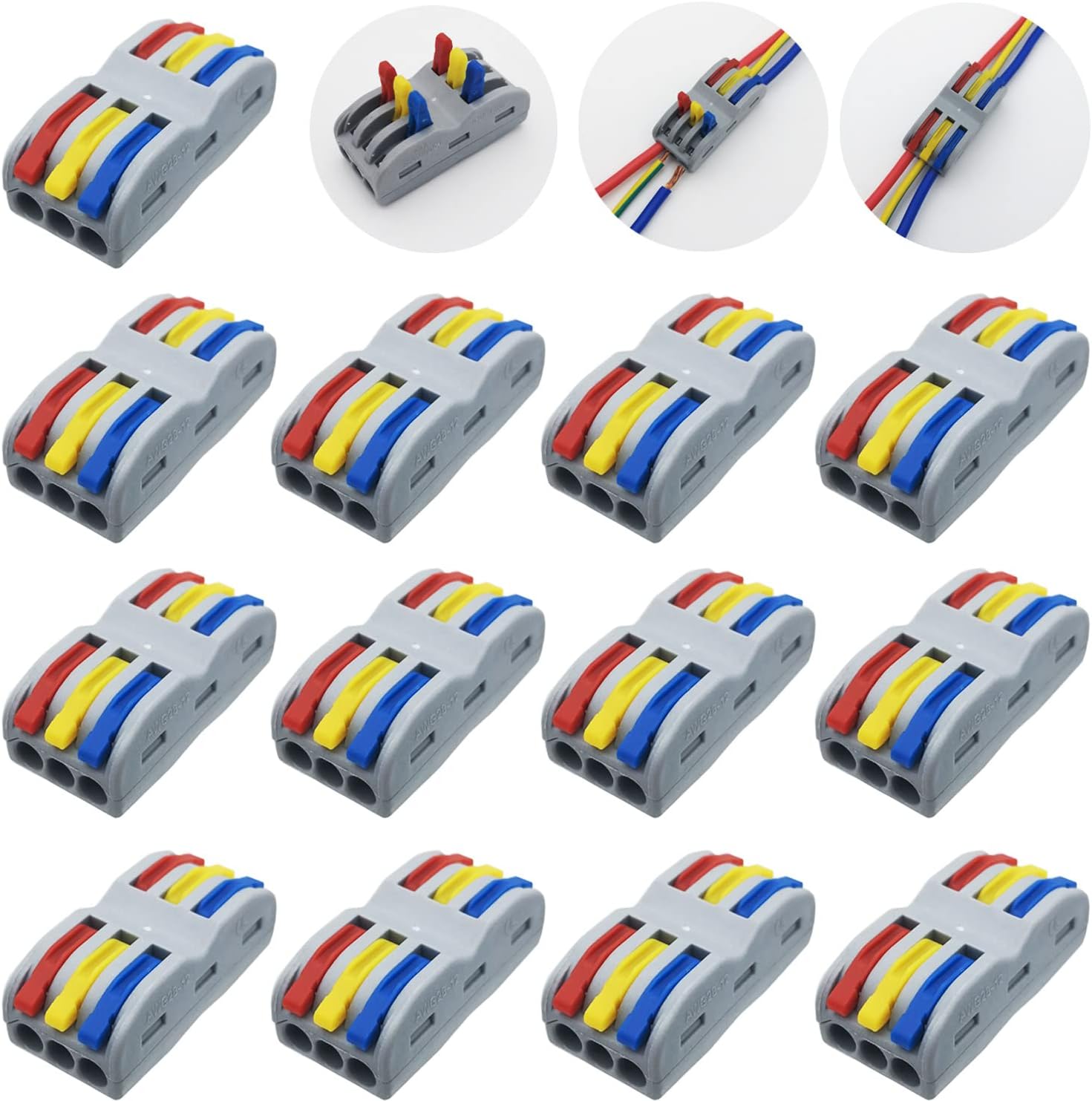 Steckklemmen Mit Betätigungshebel - Praktische Lüsterklemmen Für 4mm² Kabel