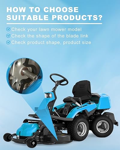 Miniatura 6 de Conjunto de husillo para MTD para CUB Cadet para Troy-BILT 618-04822 618-04822B 618-04889 618-04950 918-04822 918-04889, para Oregon 82-058, para