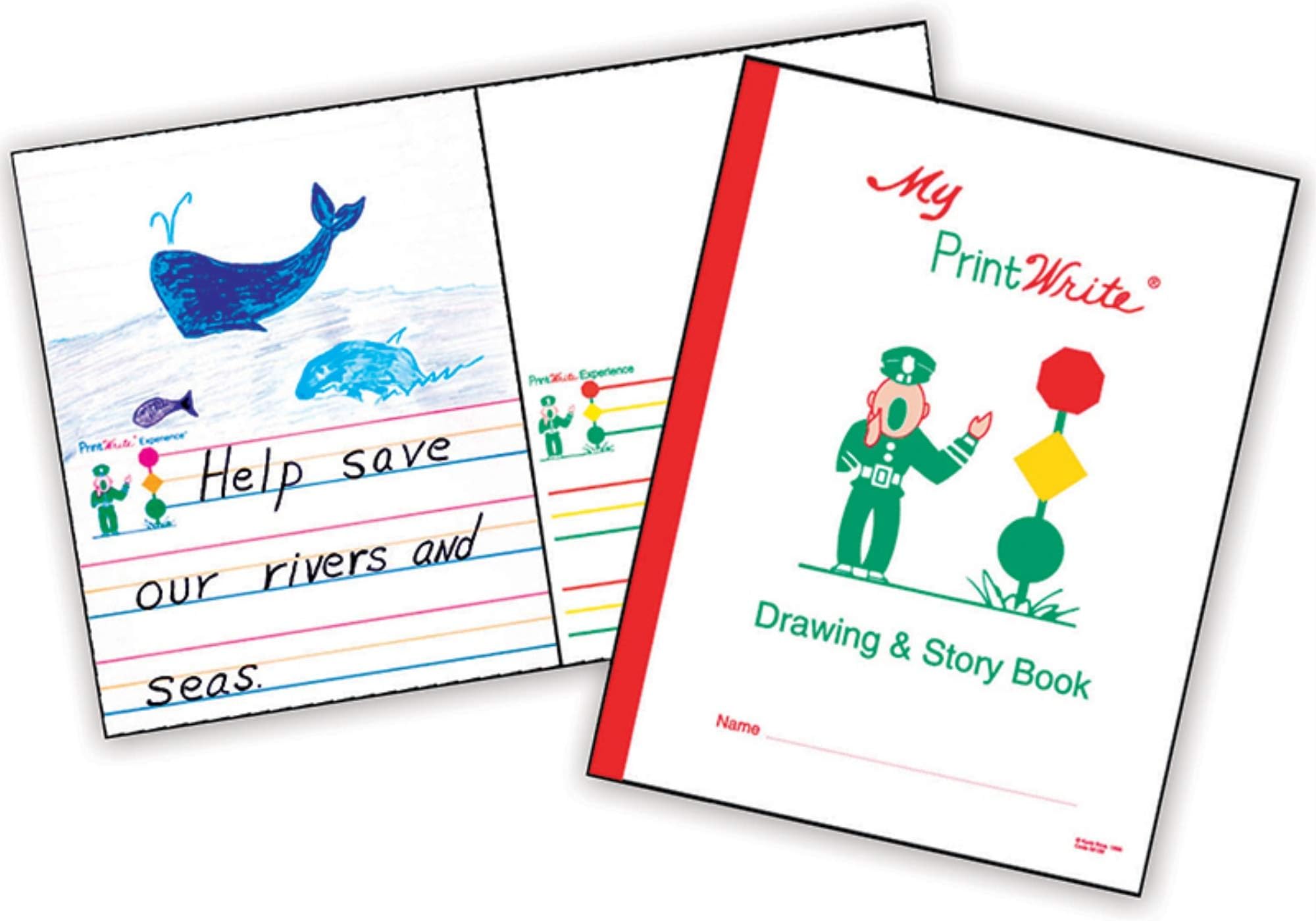 PrintWrite Drawing & Story Book, 8.5" x 11", 32 pages