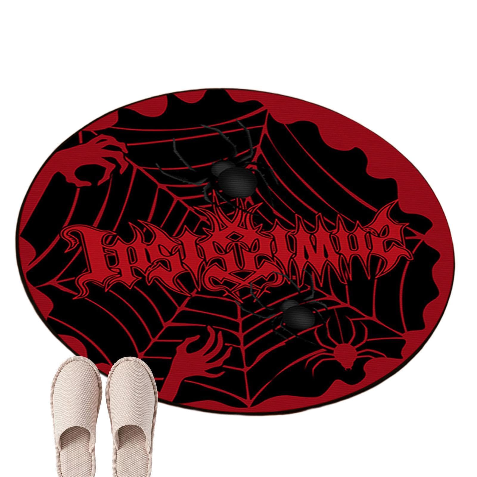 Tapis d'extérieur Halloween antidérapant et réutilisable pour couloirs et entrée