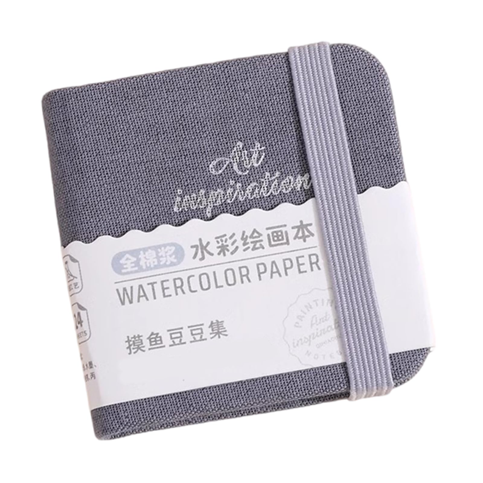 Hardcover Watercolor Paper Pad 24 Sheets Cotton Paper Pocket Sketchpad for Artists Student Drawing Cotton Pad