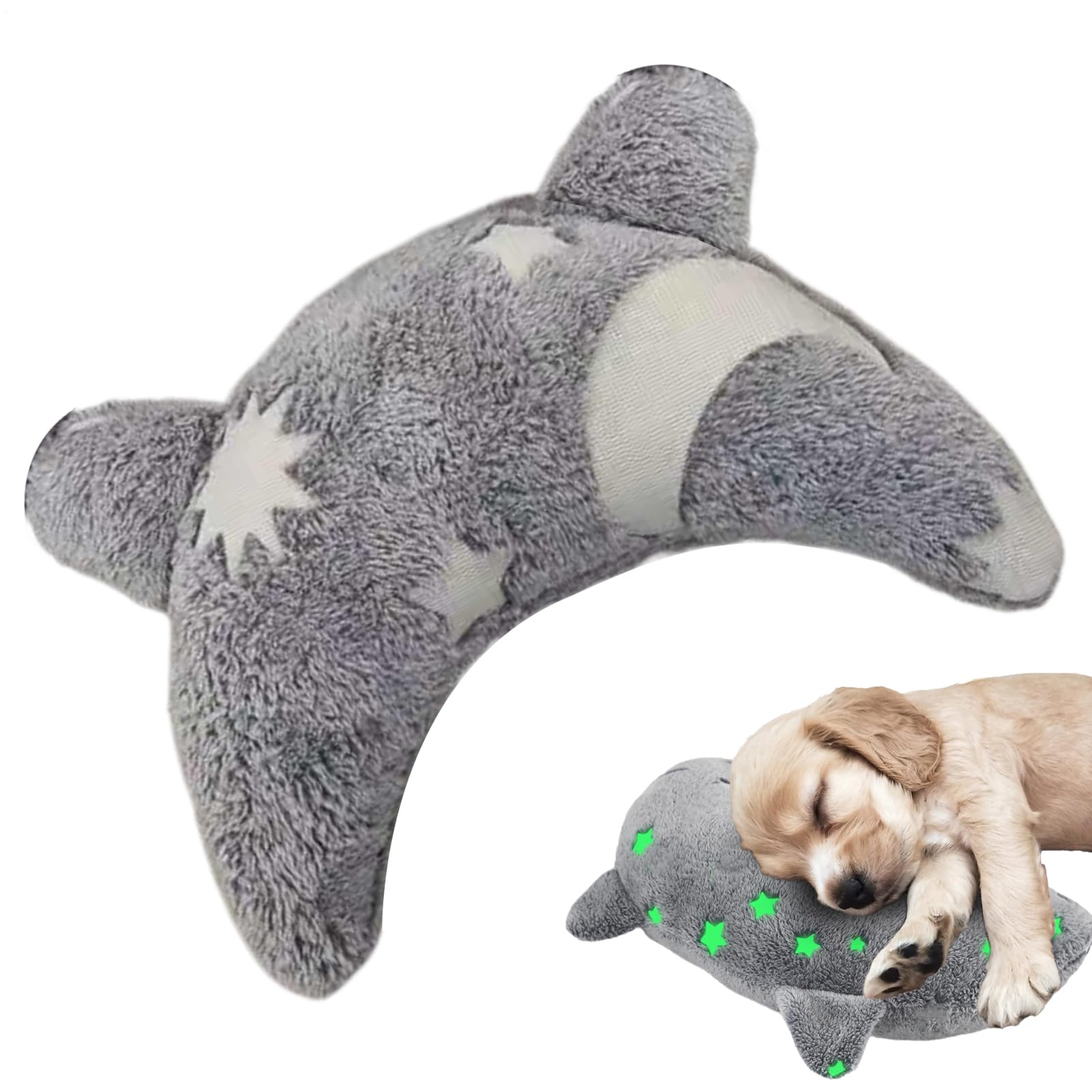 Cuscino calmante per cani, cuscino di supporto per il collo, cuscino ortopedico in memory foam, cuscino per cani in morbido pile anti ansia, comodo aiuto cervicale per casa, letto, divano, cassa, uso