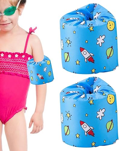 Bandas de brazo flotantes para niños, flotadores para piscina para niños, bandas inflables para brazo de natación para equipo de entrenamiento de