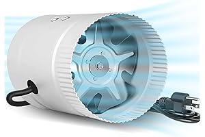 iPower 4" Inline Booster Duct Fan: Enhance Ventilation and Climate Control