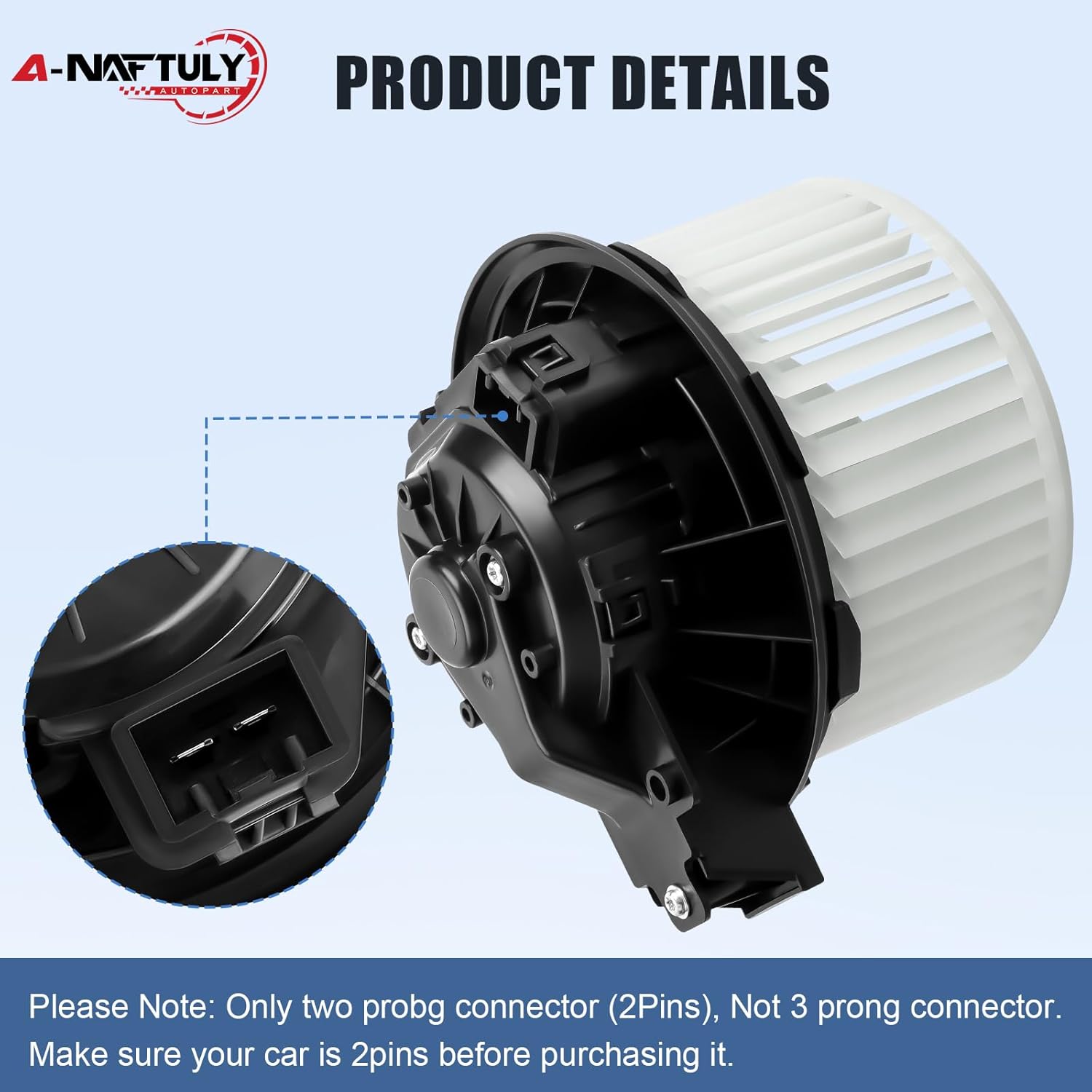 AC Blower Motor Fan Replacement Fits for 2012-2019 Ford Explorer, Flex, Taurus, Police Interceptor Sedan Utility, Lincoln MKS/MKT- HVAC Heater Blower Motor Assembly Front, Replace 700274