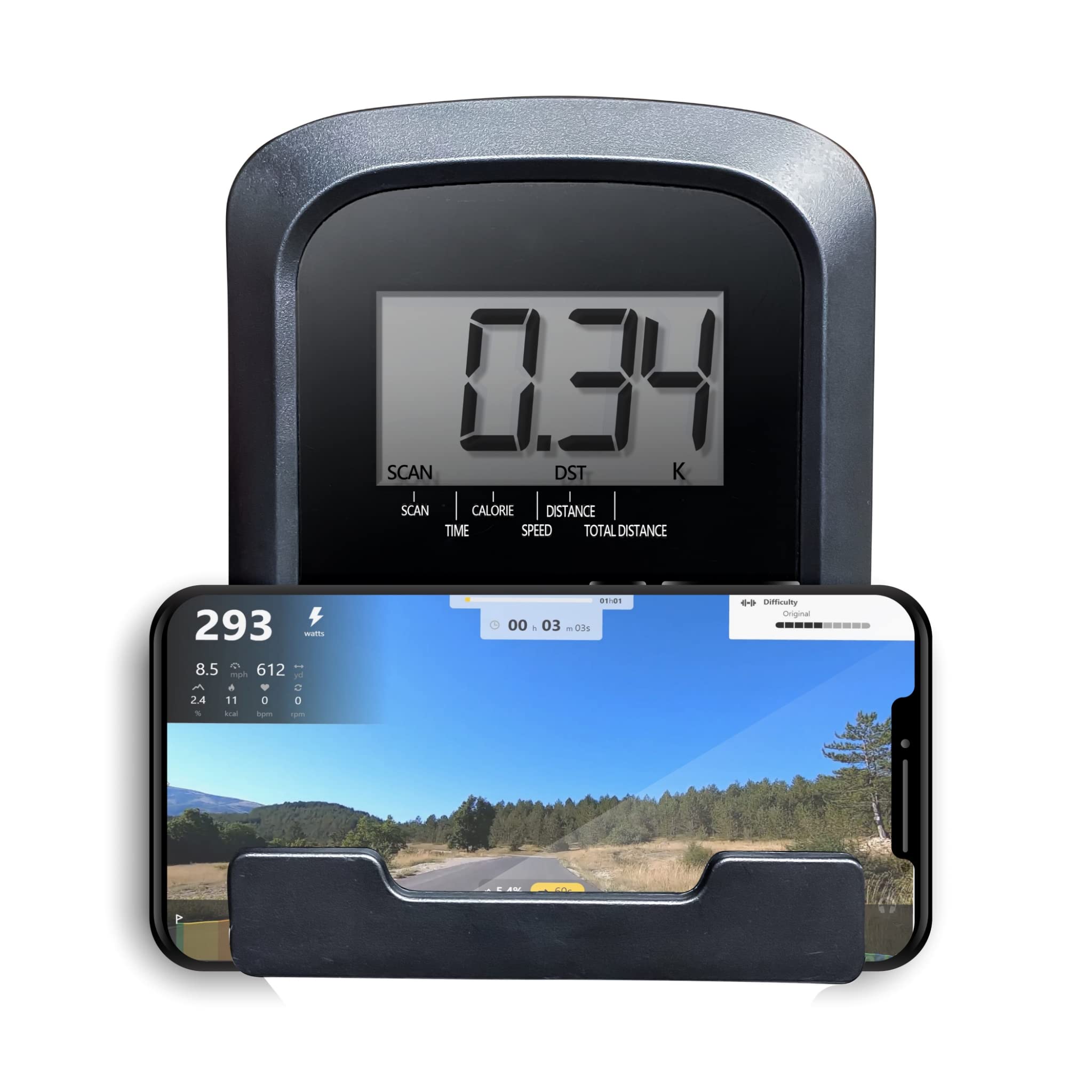 Ultrasport Air Bike, rower fanów, opór powietrza, do treningu siłowego, efektywny HIIT trening, kompatybilny z aplikacją komputera treningowego, bezpieczna podstawka, trening ramion i nóg, regulowany