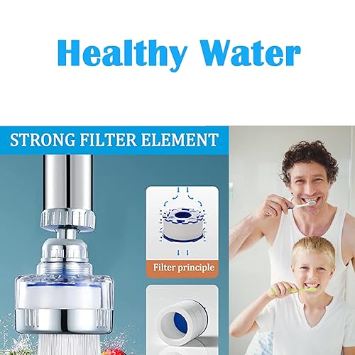 Miniatura 6 de 10 piezas de repuesto de cartucho de filtro de grifo de agua para fregadero, filtro de agua para fregadero, elimina metales pesados de fluoruro de