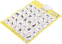 Vista 8 de Gráficos de pared de aprendizaje interactivo, gráfico de pared electrónico interactivo del alfabeto, póster educativo bilingüe inglés y chino