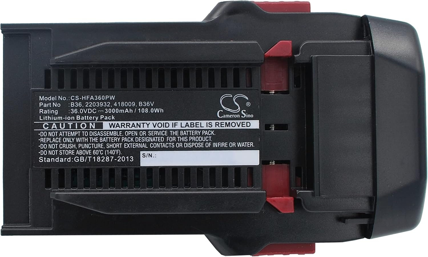 Cameron Sino 3000mAh New Battery for HILTI TE6-A36,TE6-A Li,WSR36-A