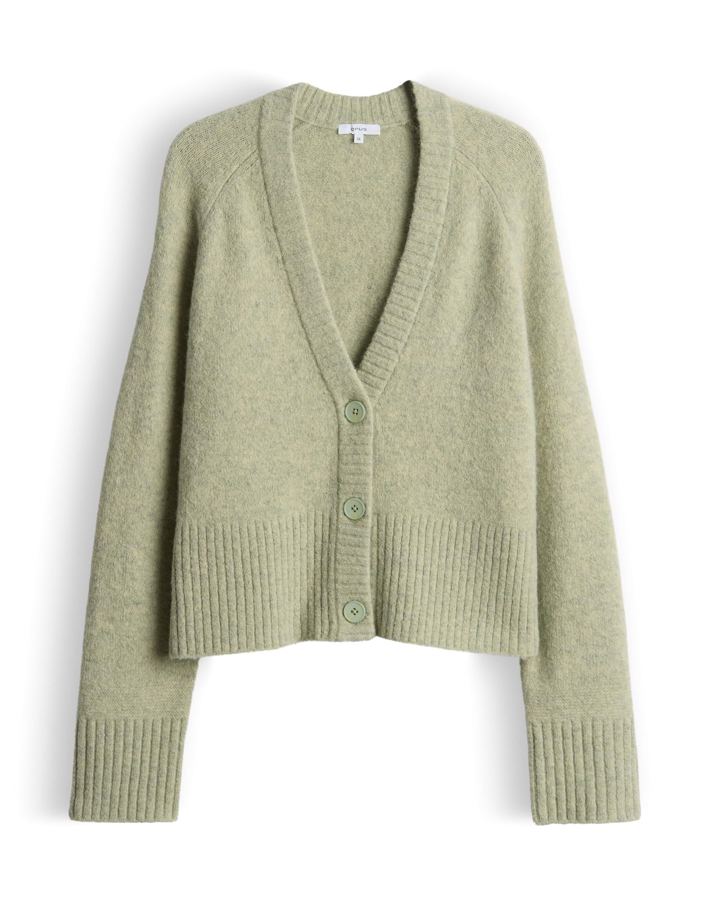 OPUS Damen Strickjacke | DASSI Regular Cardigan aus Alpaka Wollmix