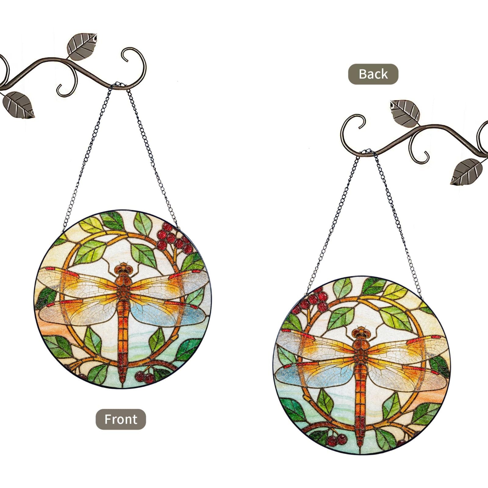Atrapasueños de cristal para colgar en ventana, patio, jardín