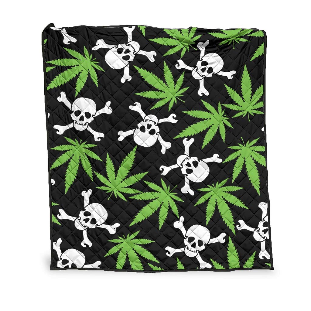 Marihuana-Blatt Fleecedecke – 203x152 Cm, Superweich, Leicht, Für Couch & Bett, Alle Jahreszeiten