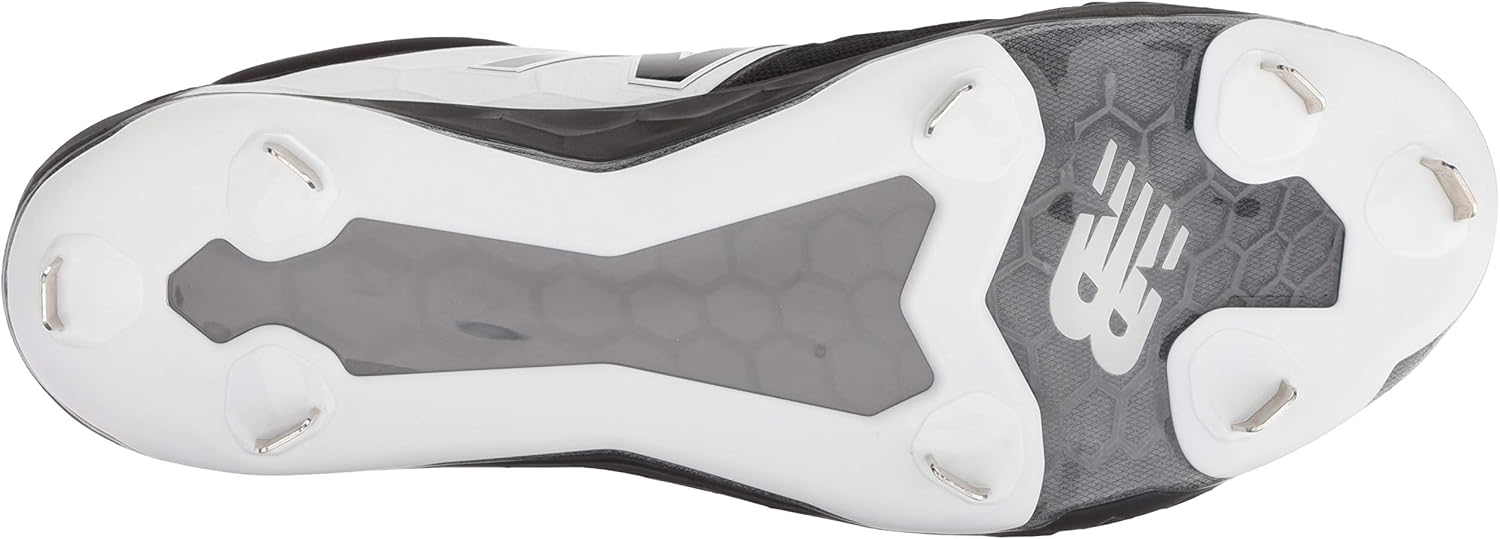 New Balance Men's 3000 V4 Metal Baseball Shoe 16 Black/White