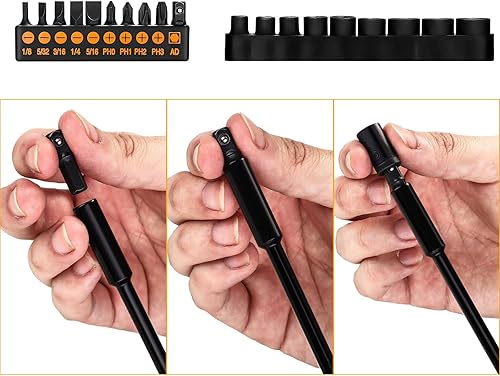 Miniatura 11 de DEKOPRO Kit de herramientas Caja de herramientas Herramientas de reparación para el hogar Conjuntos básicos de caja de herramientas de mano