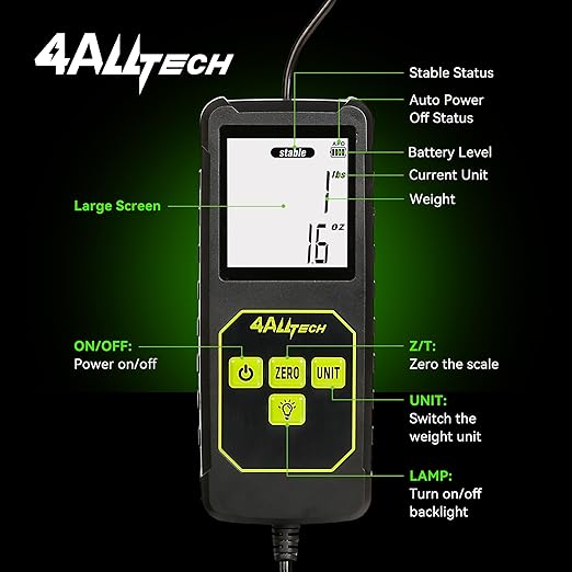 Báscula Digital Electrónica para Carga de Refrigerante 220 LBS miniatura 5