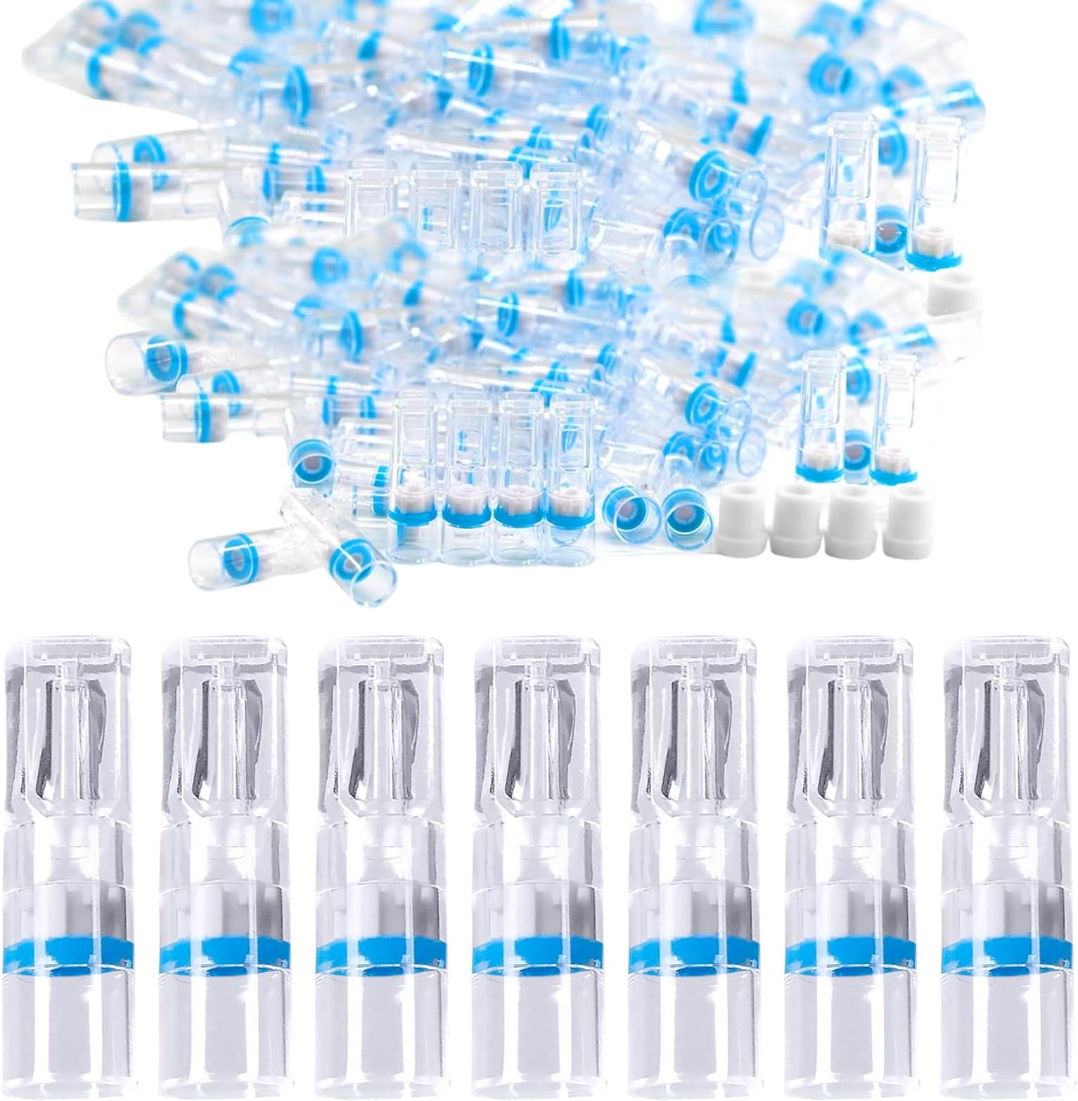 100 Pcs Disposable Cigarette Filters for Smokers, Cigarette Filters, Tar Tobacco Filter Tip for Tar and Nicotine Family Pack