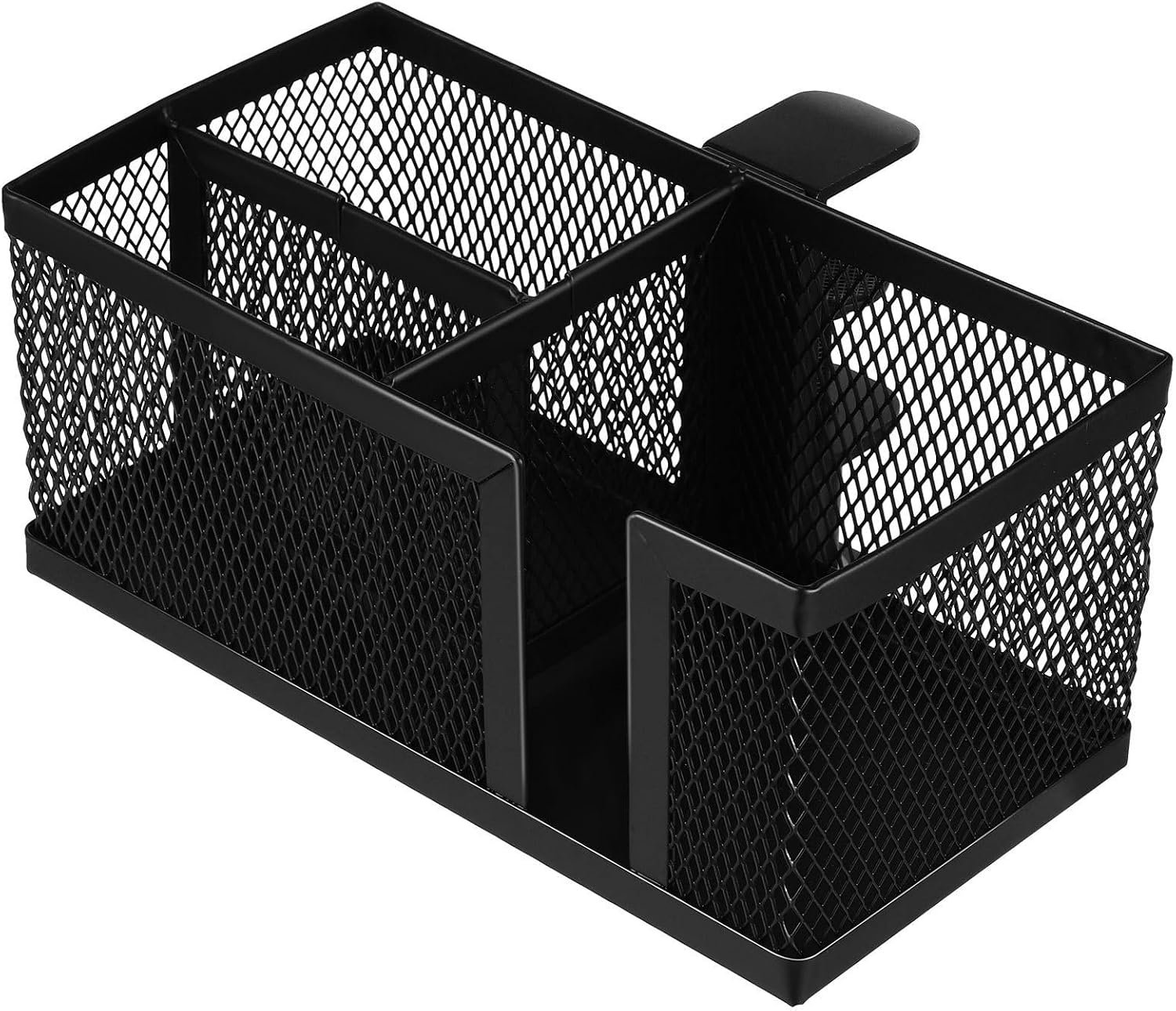 Desktop Organizer Rack Black Iron for Daily Essentials