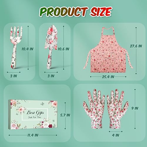 Miniatura 8 de Regalos de jardinería para mujeres, rellenos de calcetines de Navidad para mujeres, mamá, abuela, jardinera, esposa, herramientas de jardín con