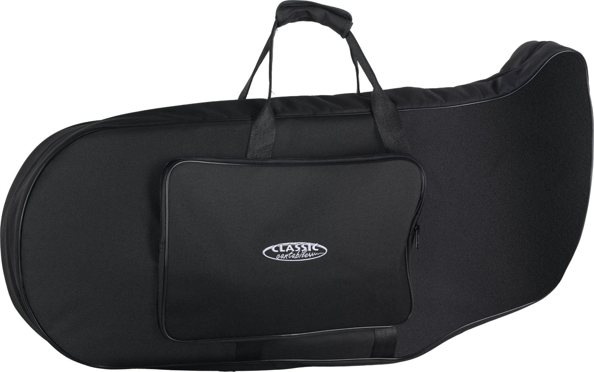 Classic Cantabile MardiBrass Kunststoff Bb-Tuba - Extrem leicht und sehr stabil - Material Korpus: ABS Kunststoff - Mundrohr und Maschine aus Messing - mit Gigbag & Mundstück - Farbe: Schwarz