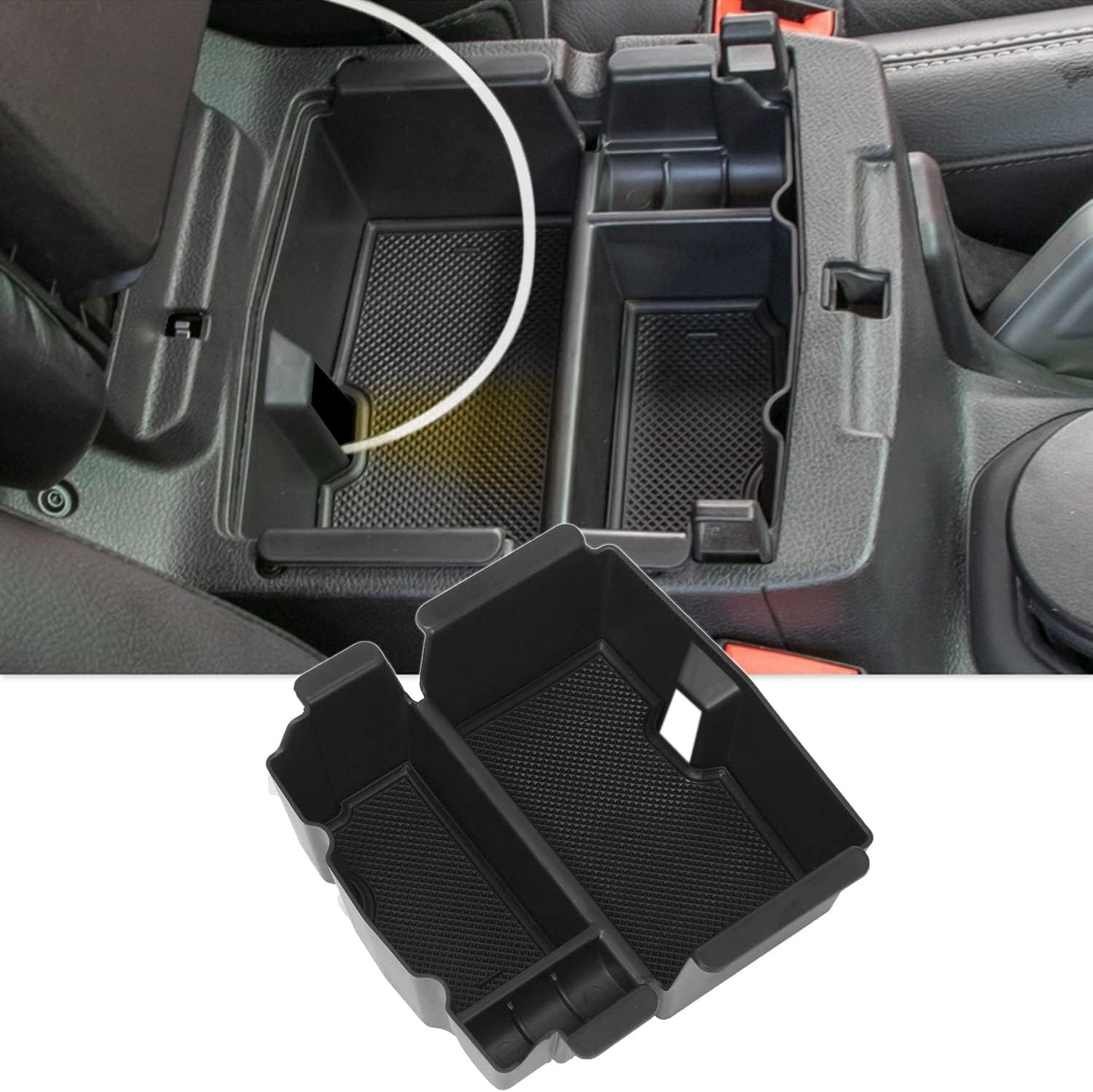 JKAPCYJFHF Bandeja organizadora de consola central para Jeep Wrangler Gladiator 2020-2024