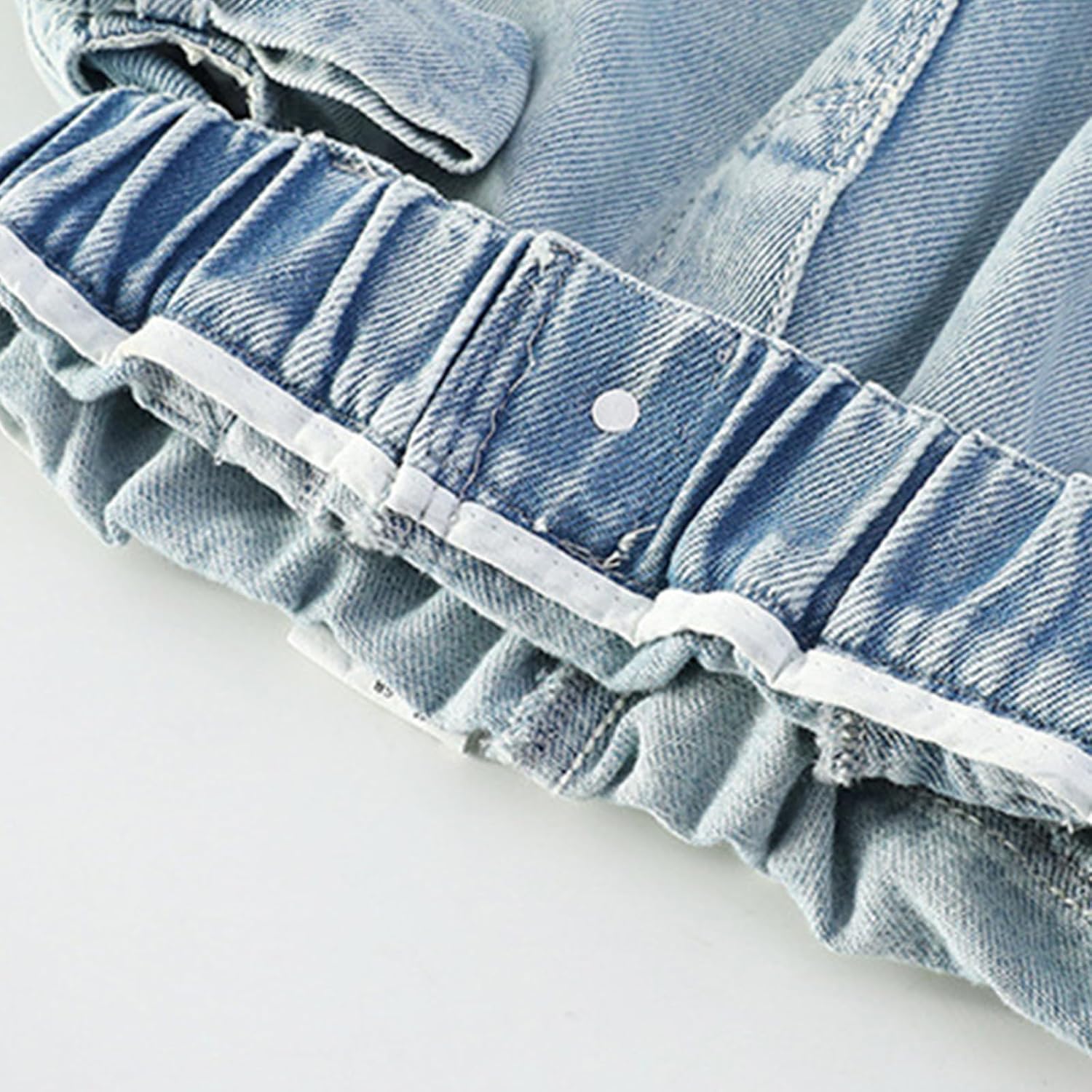 Jeans for Girls Wide Leg Bow Decor Y2k Denim Pants High Waisted Trendy