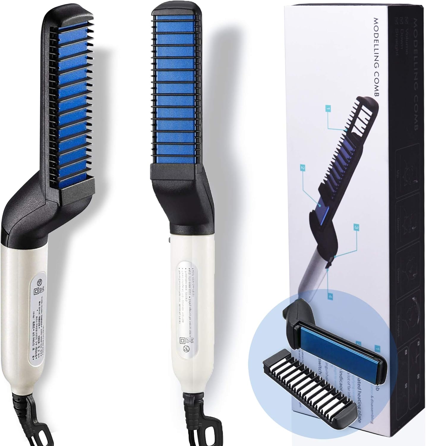 Ionic beard straightening brush Clearance